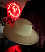 Khaki Leaf Touché Design  - Hat Regular