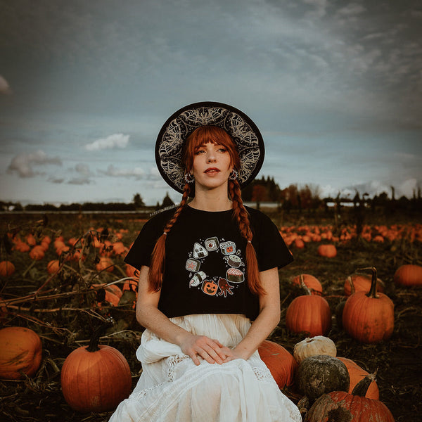 Spooky Sushi -Crop Tee