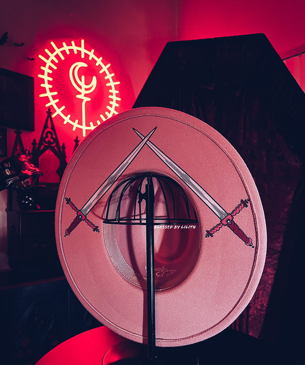 Pink Simple Touché  Design - Hat Regular
