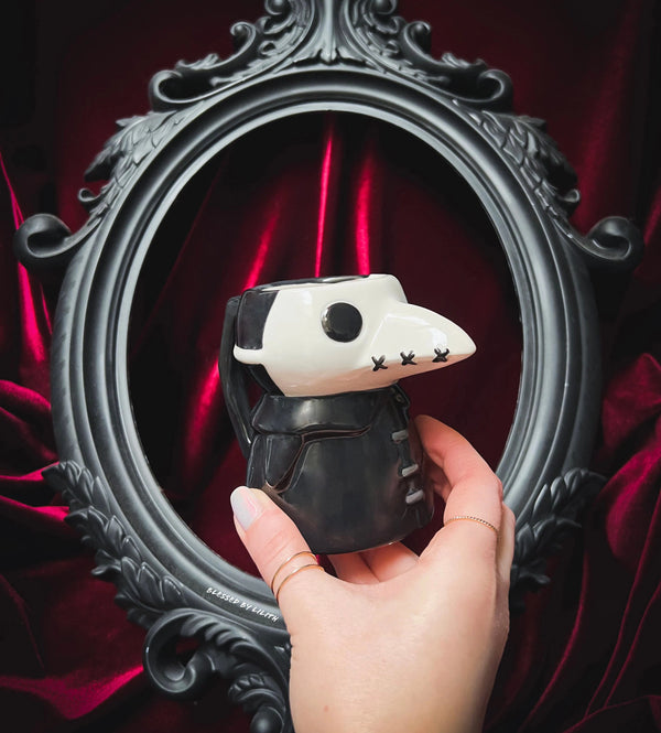 OOPS-  Plague Doctor Mug - White Mask