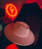 Pink Leaf Touché  Design - Hat Design