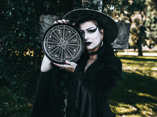 Matte Black Coffin Plate - Witchy gothic
