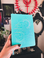 Holographic Sun and Moon Notebook