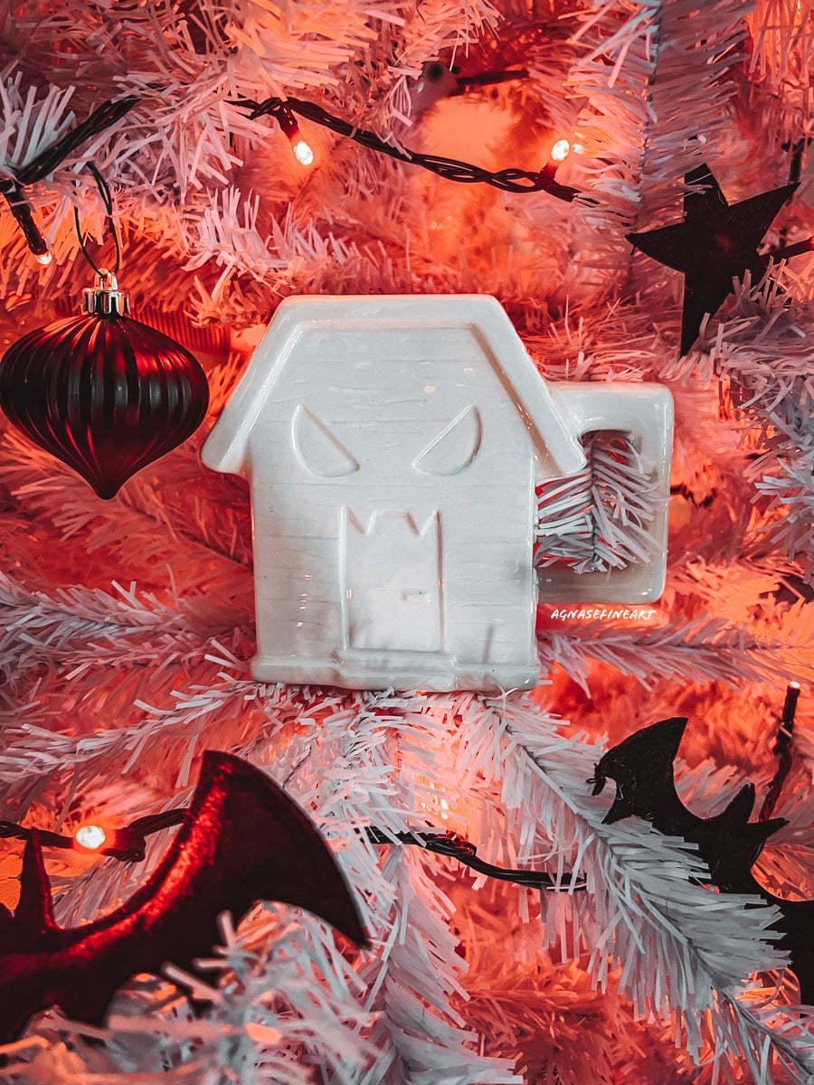 Cute Spooky House- Mug White