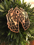 Ouija Skull hands Planchette PIN