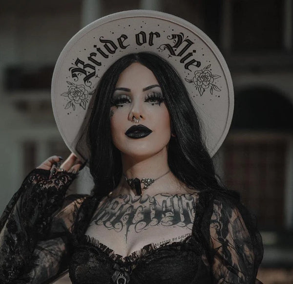 Ivory Bride or Die Design- Hat Regular