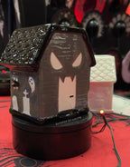 Cute Spooky House Coffee Mug -Grey