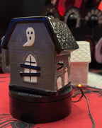 Cute Spooky House Coffee Mug -Grey